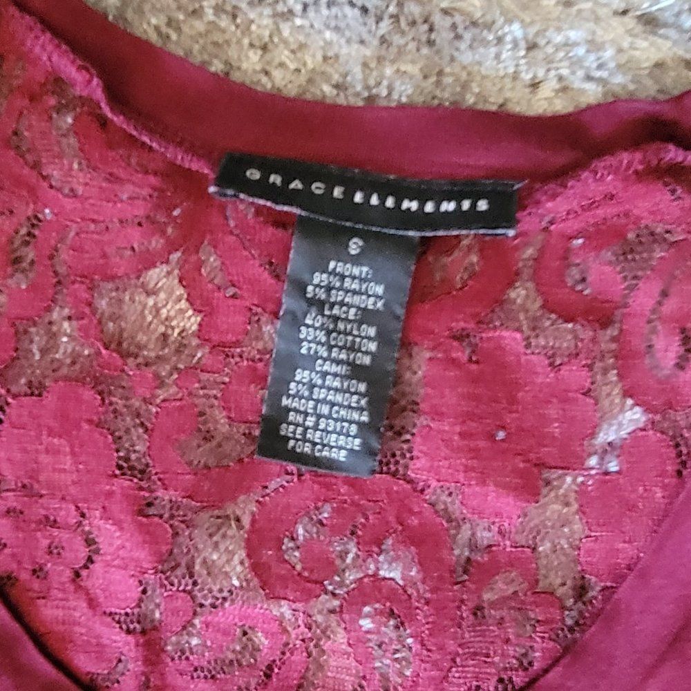 Grace Elements Blouse Size L - Picture 2 of 5